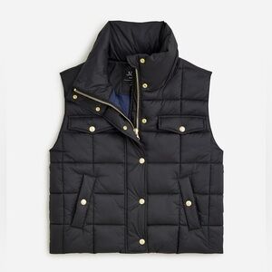 NWT - J.Crew Cropped puffer vest with PrimaLoft - Size: S